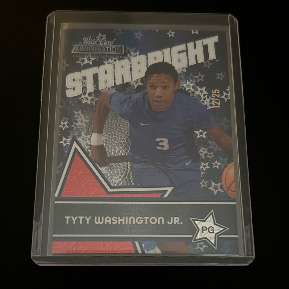 Starbright TyTy Washington Jr. Basketball Card - Numbered to 25
